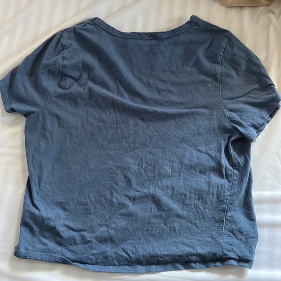 “No Problama” Llama detail, L (childrens) Papaya t shirt, cropped - Picture 4 of 4